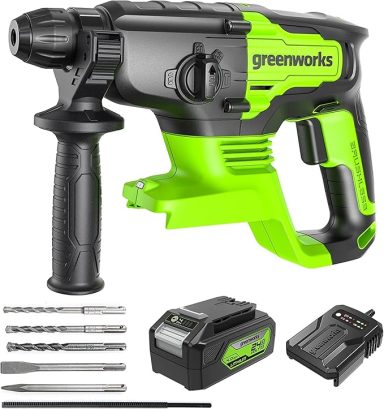 Greenworks GD24SDS2 Akku Bohrhammer SDS